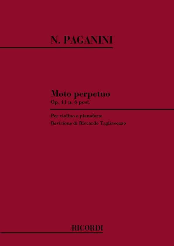 Moto Perpetuo Op. 11 N. 6